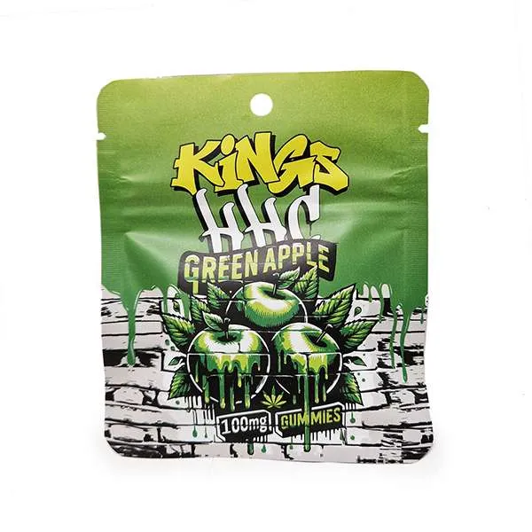 Kings - HHC Gummies - Green Apple (5 pcs./ 100mg. HHC) - 1 pcs.