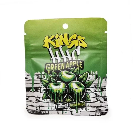 Kings - HHC Gummies - Green Apple (5 pcs./ 100mg. HHC) - 1 pcs.