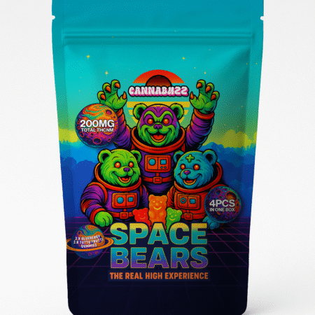 Cannabuzz - Space Bears - Blueberry/Tuttu Frutti 200mg - THCNm