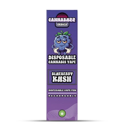 Disposable Cannabis vape - Blueberry Kush - 1ml