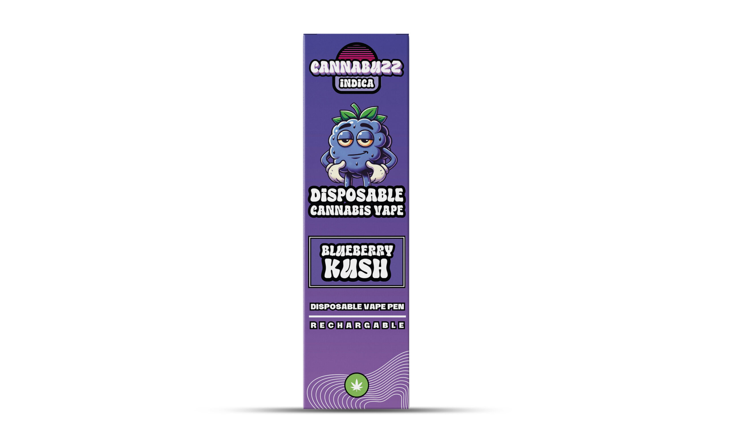 Disposable Cannabis vape - Blueberry Kush - 1ml