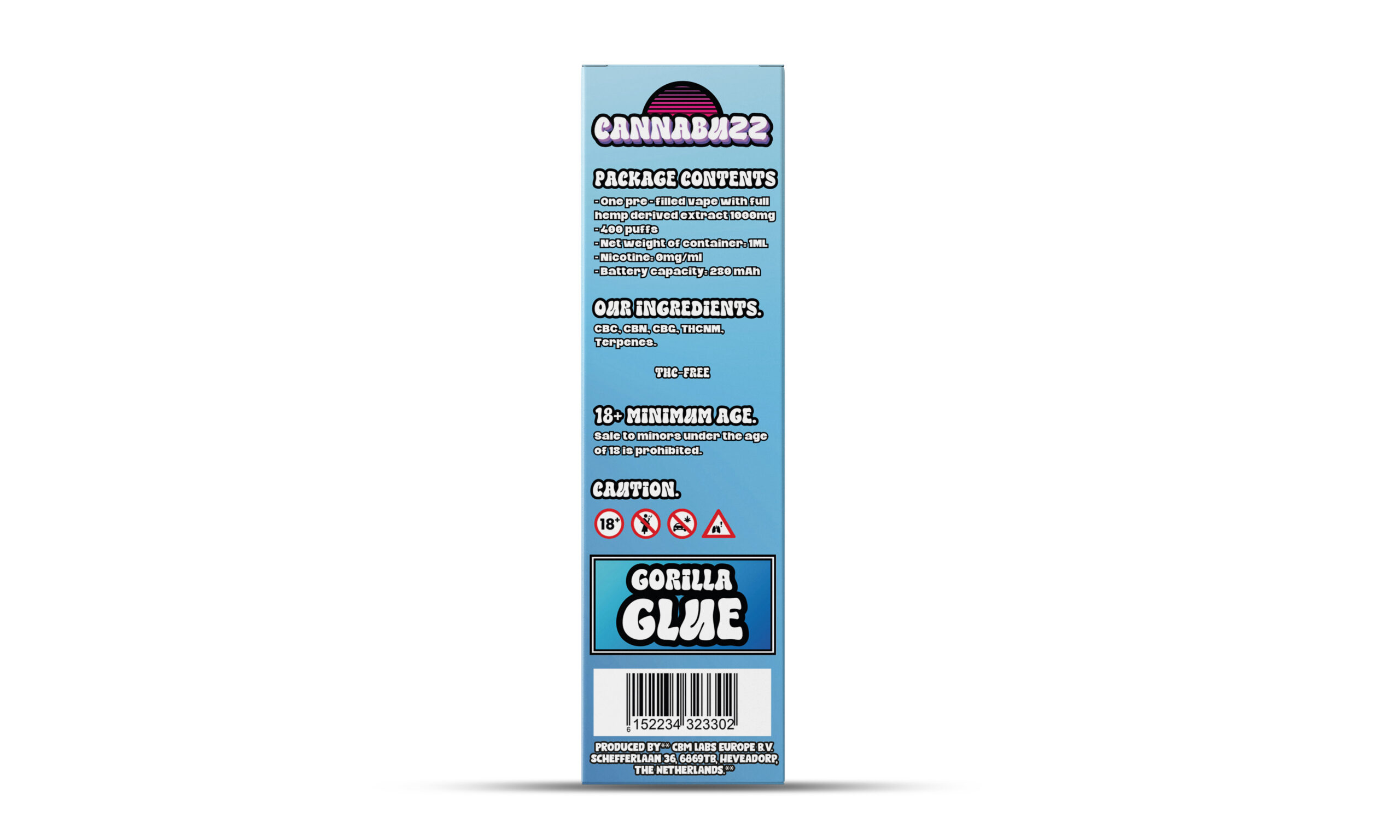 Disposable Cannabis Vape - Gorilla Glue - 1ml - Image 2