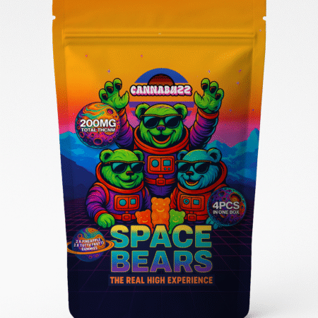 Cannabuzz - Space Bears - Pineappel/Tuttu Frutti 200mg