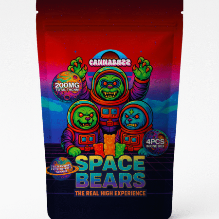 Cannabuzz - Space Bears - Strawberry/Tuttu Frutti 200mg