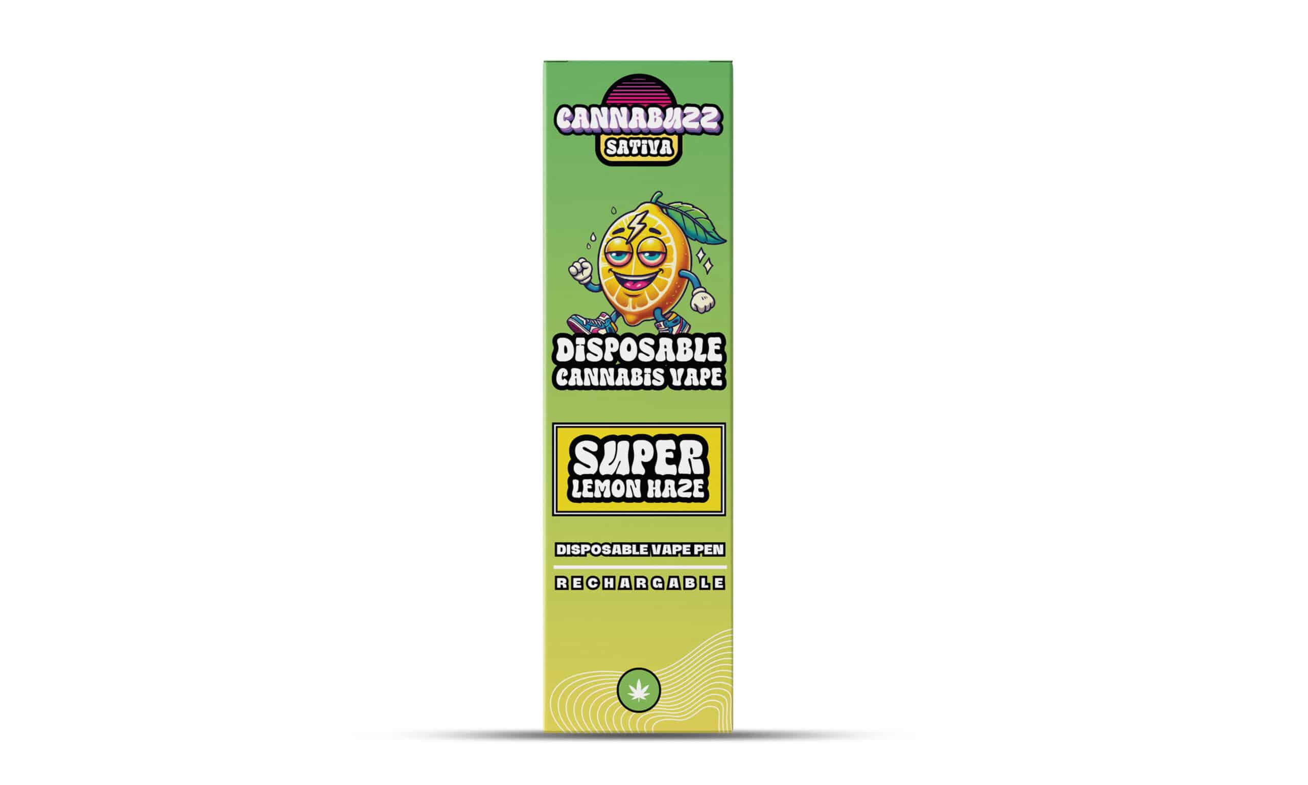 Disposable Cannabis Vape - Super Lemon Haze - 1ml