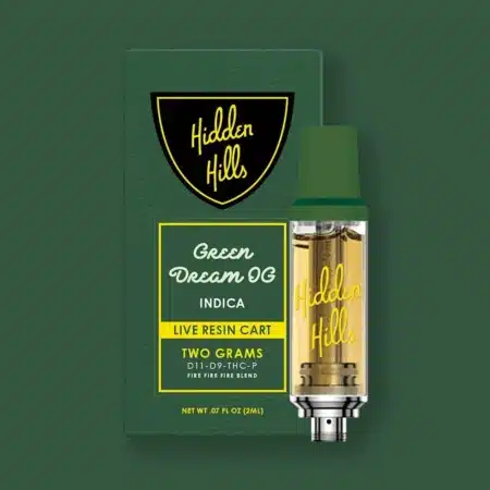 Hidden Hills Fire Fire Blend Green Dream Hybrid Cartridge (2grams)