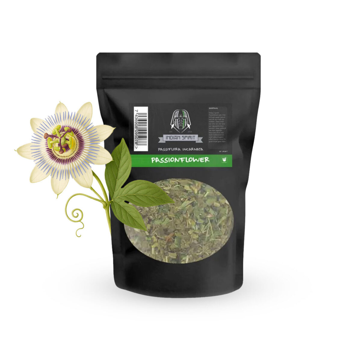 Indian Spirit – Passionflower (Passiflora Incarnata) – 50G Shredded