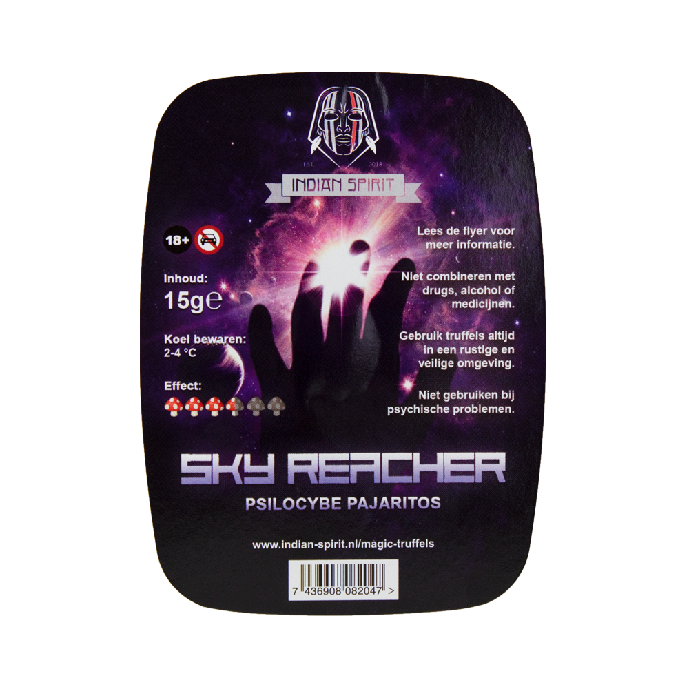 Indian Spirit Truffels – ‘Sky Reacher’ (Pajaritos) 15G