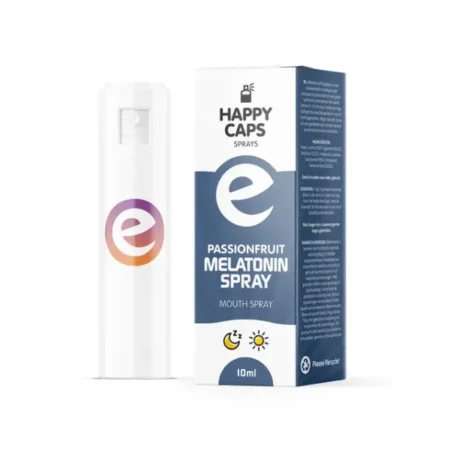 Happy Caps - Melatonin Mouth Spray (10ml) - Passionfruit Flavor (Display 9pcs)