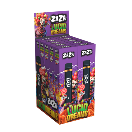 Acan 1ml. ZAZA Hemp Extract Disposable - Fruit Punch (10 pcs.)