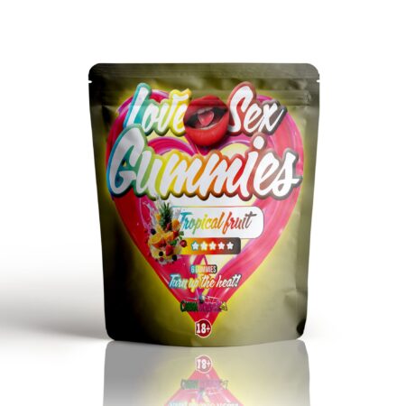 Cannashock Love, SEX- Gummies - Tropical Fruit (1 bag)