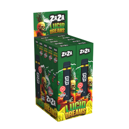 Acan 1ml. ZAZA Hemp Extract Disposable - Pineapple Kush (10 pcs.)