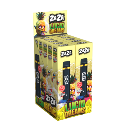 Acan 1ml. ZAZA Hemp Extract Disposable - Pineapple OG (10 pcs.)