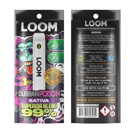 Acan 1ml. Superior Blend Disposable - Durban Poison (1 pc.)