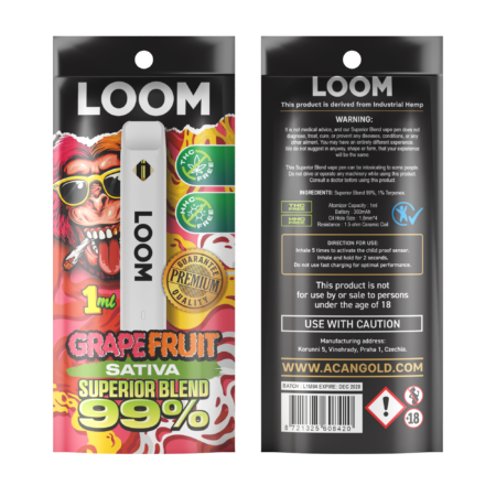 Acan 1ml. Superior Blend Disposable - Grape Fruit (1 pc.)