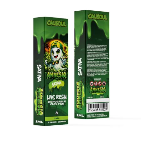 CaliSoul - Amnesia - Live Resin Disposable vape pen (1ML)