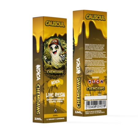 CaliSoul - ChemDawg - Live Resin Disposable vape pen (1ML)