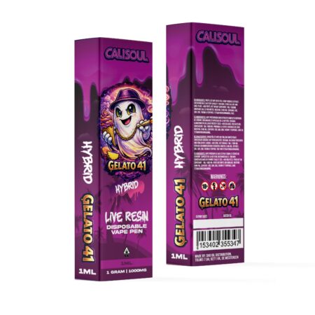 CaliSoul - Gelato 41 - Live Resin Disposable vape pen (1ML)