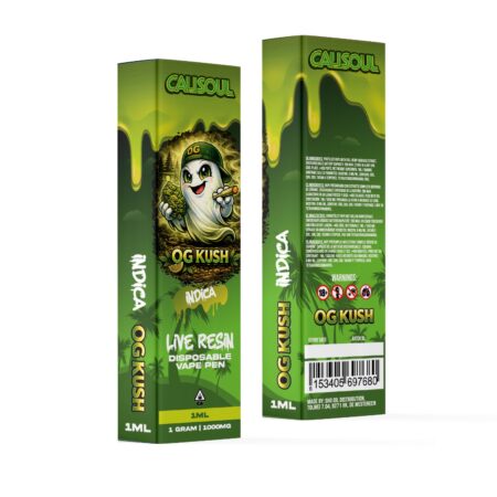CaliSoul - Og Kush - Live Resin Disposable vape pen (1ML)