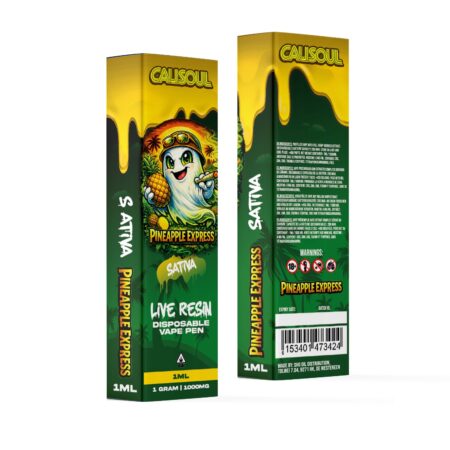 CaliSoul - Pineapple Express - Live Resin Disposable vape pen (1ML)