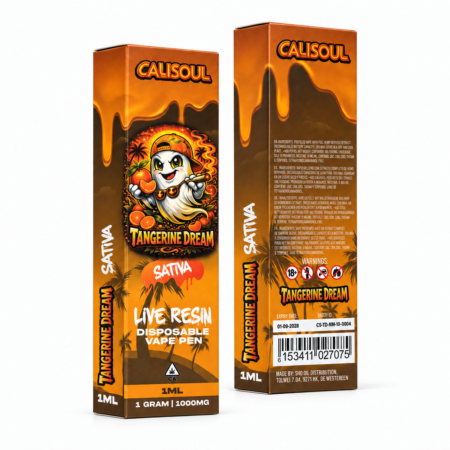 CaliSoul - Tangerine Dream - Live Resin Disposable vape pen (1ML)